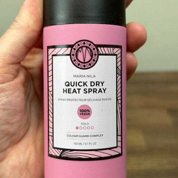 NEW Maria Nila Quick Dry Heat Spray 5.1 oz Protectant Vegan Shine Color Safe - Picture 5 of 10